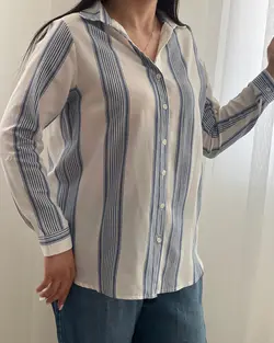 شومیز لنین راه راه » پوشاک مظفری خرید لباس زنانه ،مردانه