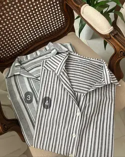 شومیز لنین راه راه » پوشاک مظفری خرید لباس زنانه ،مردانه