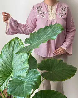 بلوز شاخه بابونه &raquo; پوشاک مظفری خرید لباس زنانه ،مردانه