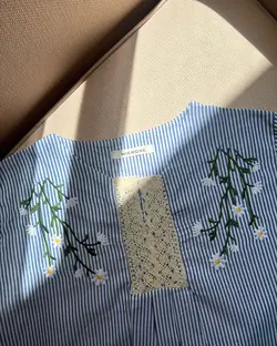 بلوز شاخه بابونه &raquo; پوشاک مظفری خرید لباس زنانه ،مردانه