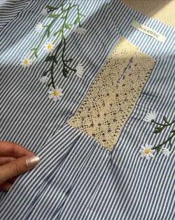 بلوز شاخه بابونه &raquo; پوشاک مظفری خرید لباس زنانه ،مردانه