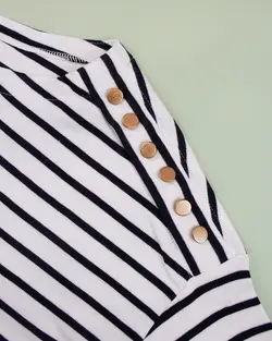 بلوز راه راه پاییزه &bull; پوشاک مظفری فروشگاه خرید لباس دخترانه زنانه شیک مجلسی ارزان مد روز