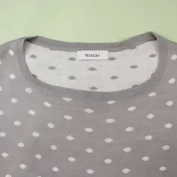 تونیک خالدار طوسی(پاییزه) • پوشاک مظفری