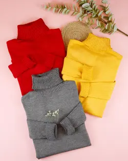 تونیک یقه اسکی پایین ریش • پوشاک مظفری فروشگاه خرید لباس دخترانه زنانه شیک مجلسی ارزان مد روز