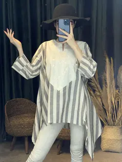 لینن بغل بلند خانه دوزی • پوشاک مظفری فروشگاه خرید لباس دخترانه زنانه شیک مجلسی ارزان مد روز