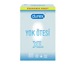 قیمت و خرید کاندوم بسیار نازک دورکس سایز بزرگ بسته 20 عددی Yok Otesi XL/Invisible XL | کاندوم مارکت