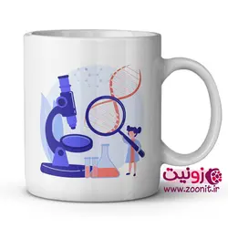 ماگ سرامیکی با طرح  میکروبیولوژی و آزمایشگاهی کد 364