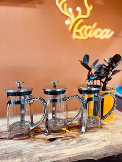 فرنچ پرس برند gaozhi طرح دسته استیل (600 میل)