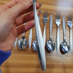 قاشق و چنگال استیل مایتز