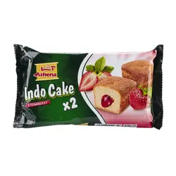 کیک ایندو توت فرنگی 70 گرمی آشنا (عمده 50 تایی)