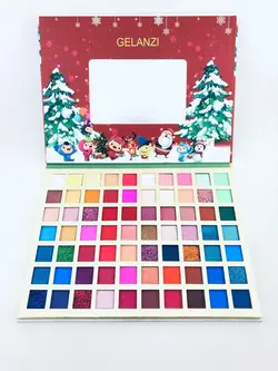 پالت سایه هفتاد رنگ مری کریسمس گلنزی