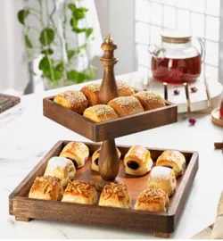 شیرینی خوری دوطبقه چوبی کیفیت عالی