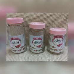 بانکه های شیشه ای لیما در ۳ سایز
