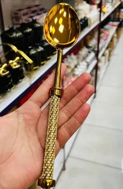 قاشق آجیل نگین دار