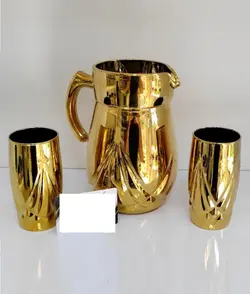 پارچ لیوان طلایی آرنا