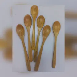 قاشق چوبی ۶تایی روغنی خارجی