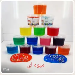 ژل اسلایم  میوه ای
