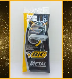 ژیلت بیک 1 لبه متال 3عددی