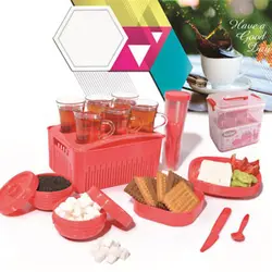 سرویس چایی خوری ۳۴پارچه ۶نفره صدف