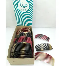 شانه زلفی خطی کوچک (72 عددی)