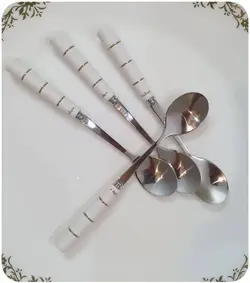 قاشق چای طرح حلقه ای یونیک