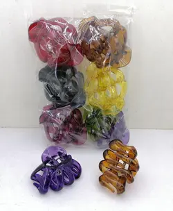 کلیپس گوجه ای شیشه ای متوسط