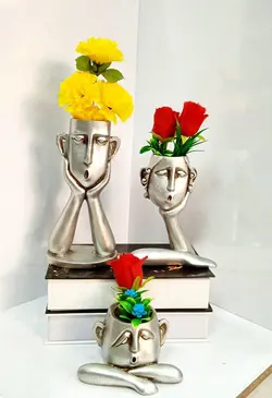 گلدان سه تايي خانواده