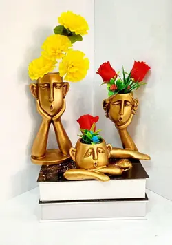 گلدان سه تايي خانواده