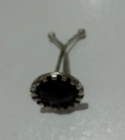 گیره روسری مشکی ساده