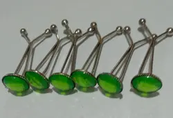 گیره روسری نگین سبز