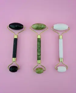 ماساژور صورت جیدرولر سنگ یشم جعبه دار