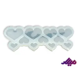 قالب سیلیکونی شیت قلب 11 تایی - گروه هنری میلاد