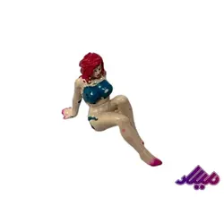 تزئینات فیگور زن ساحلی 2.5 سانت رنگ رندم - گروه هنری میلاد