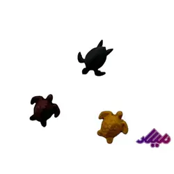 تزئینات لاک پشت 3تایی 1سانت رندوم - گروه هنری میلاد