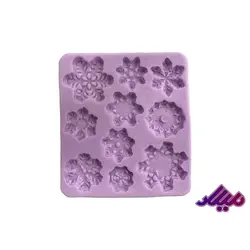 قالب دانه برف پین دار 10تایی 8*8سانت - گروه هنری میلاد