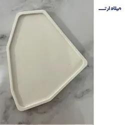 ظروف بتنی سینی لبه دار دفرمه 24*22 (رنگ رندم) - گروه هنری میلاد