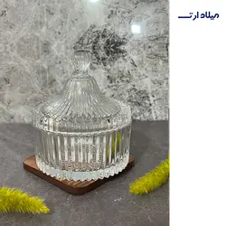 قندان النا سفید ساده ارتفاع 12 قطر 10 - گروه هنری میلاد