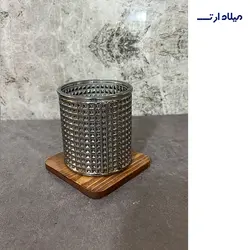 لیوان شطرنجی نقره ای ارتفاع 8.5 قطر 7.5 - گروه هنری میلاد