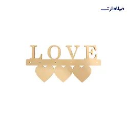 بیس MDF جا کلیدی love سه قلب 35*19سانت - گروه هنری میلاد