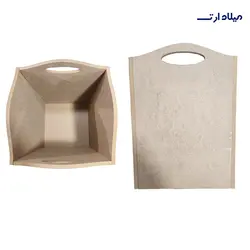 بیس MDF سطل طرح موج 23*23ارتفاع28سانت - گروه هنری میلاد