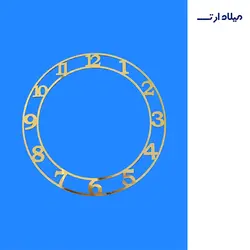 رینگ ساعت انگلیسی طلایی 35 سانت - گروه هنری میلاد