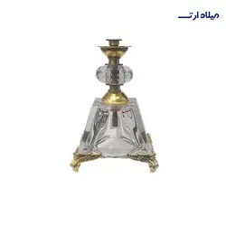پایه کریستال طلایی13*14 سانت - گروه هنری میلاد