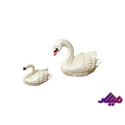 تزئینات قو مادر و فرزند 3 و 1.5 سانت - گروه هنری میلاد