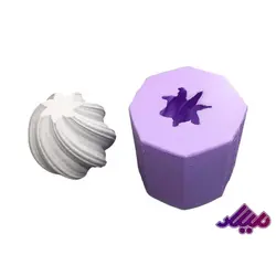 قالب سیلیکونی گوی پیچ قطر6 ارتفاع 8 - گروه هنری میلاد