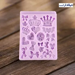 قالب پاپیون و تاج ریز 8*7سانت - گروه هنری میلاد