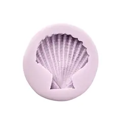 قالب سیلیکونی صدف تک کفه قطر 4 سانت - گروه هنری میلاد