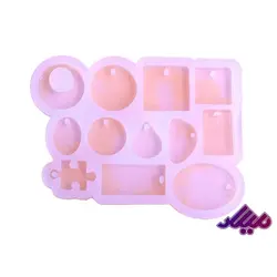 قالب سیلیکونی اشکال زیورالات 12 در 10 سانت - گروه هنری میلاد