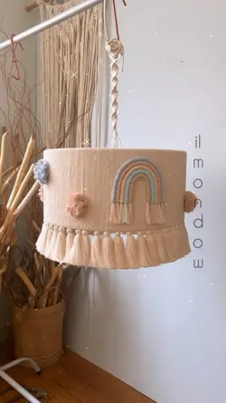 لوستر کودک مکرومه