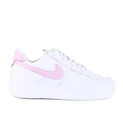 نایک ایرفورس ساق کوتاه سفید صورتی (دخترانه)