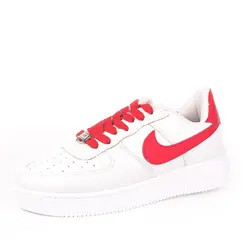 نایک ایرفورس ساق کوتاه سفید قرمز (دخترانه)